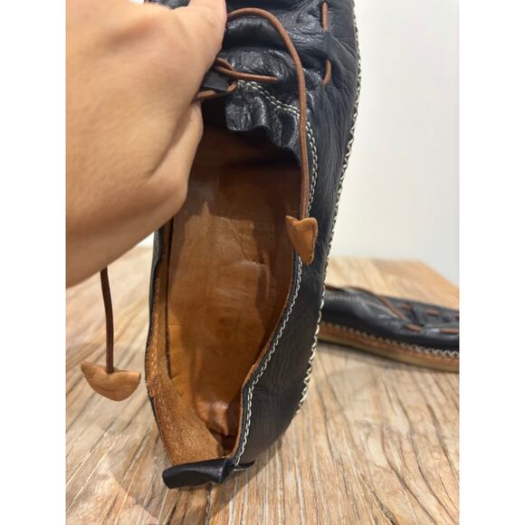 Spring Step Berna Leather Flats Black Size 42 - Picture 9 of 10